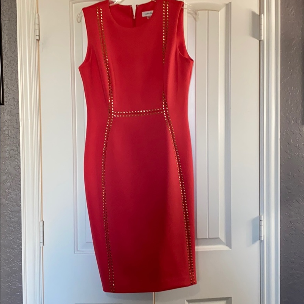 Calvin Klein fitted dress